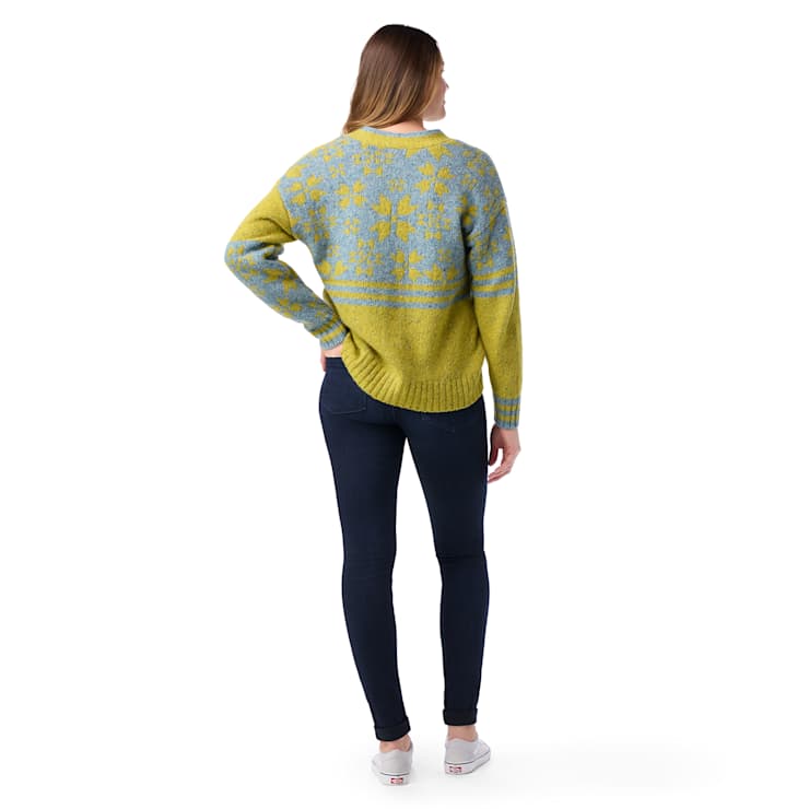 Women's Cozy Lodge Fairisle Cardigan Sweater image number 2