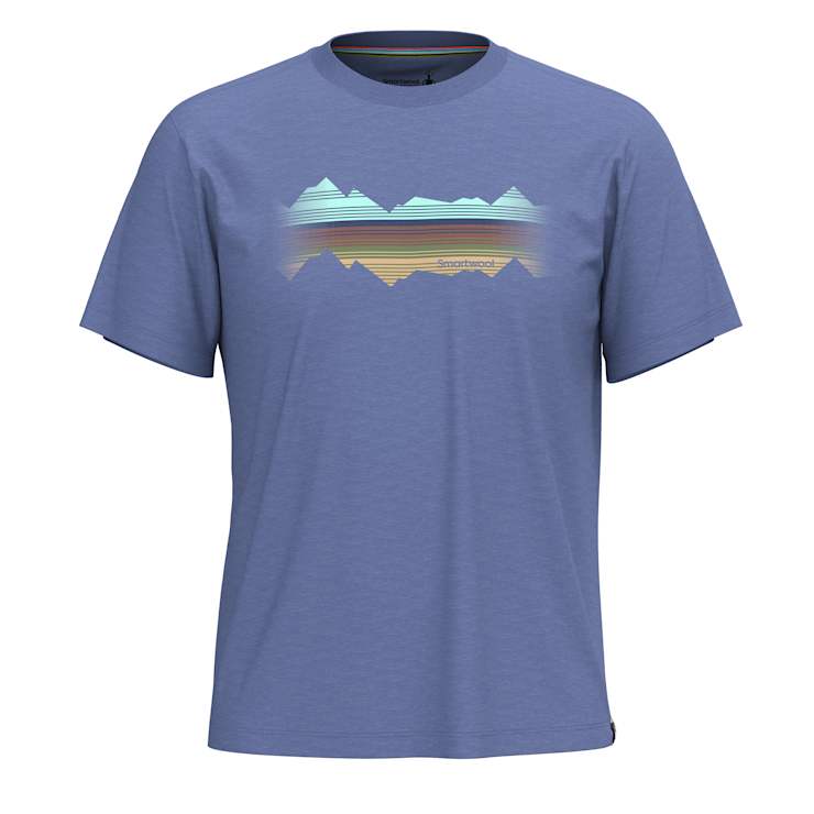 (取寄) スマートウール レディース ホライゾン ビュー ショート スリーブ グラフィック ティー Smartwool women Horizon View Short Sleeve Graphic Tee Almond Women's Mountain Horizon Graphic Short Sleeve Tee - Smartwool US