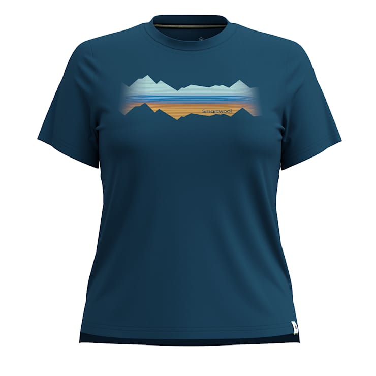 売れ筋商品|||スマートウール カットソー トップス レディース Horizon View Graphic Short-Sleeve T-Shirt - Women's Almond Women's Mountain Horizon Graphic Short Sleeve Tee - Smartwool US