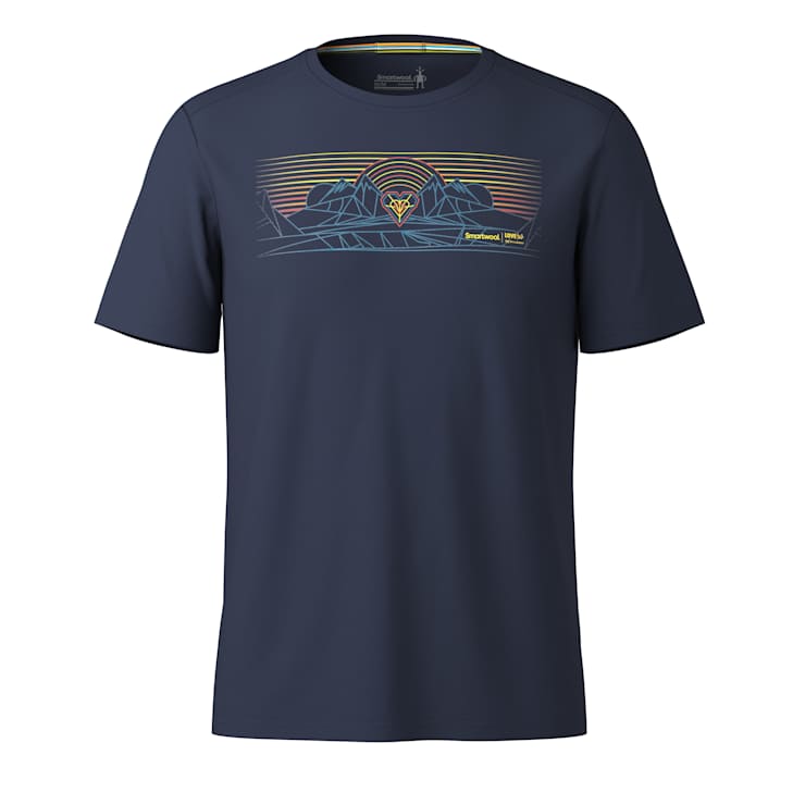 Men's Mountain Sunrise Active Short Sleeve Graphic Tee image number 2