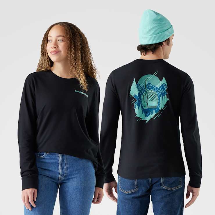Gondola View Long Sleeve Graphic Tee - Smartwool US