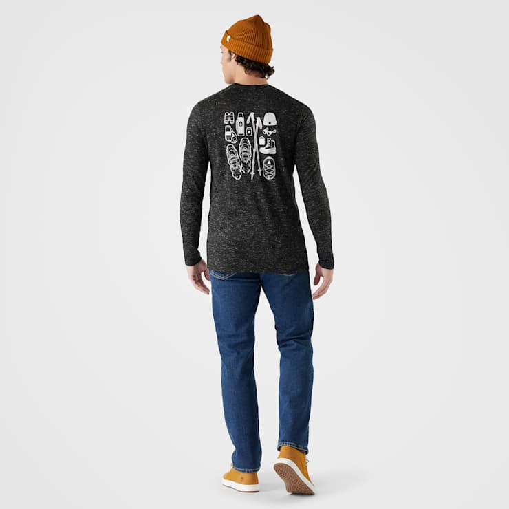 Men's Merino Hemp Blend Gear Up Long Sleeve Graphic Tee image number 2