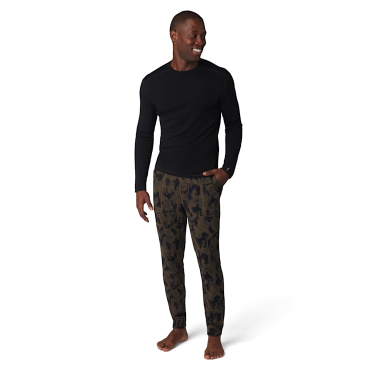 Men's Classic Thermal Merino Jogger Pattern Bottom image number 2
