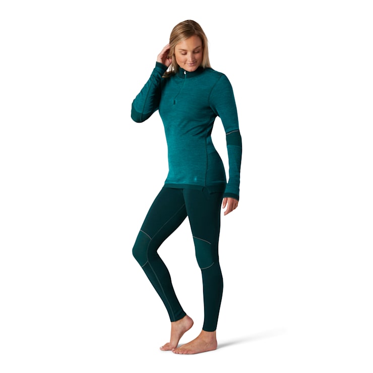 (取寄) スマートウール レディース イントラニット サーマル マックス メリノ ベース レイヤー 1/4 ジップ Smartwool women Intraknit Thermal Max Merino Base Layer 1/4 Zip Black Women's Intraknit Thermal Max Merino Base Layer 1/4 Zip - Smartwool US