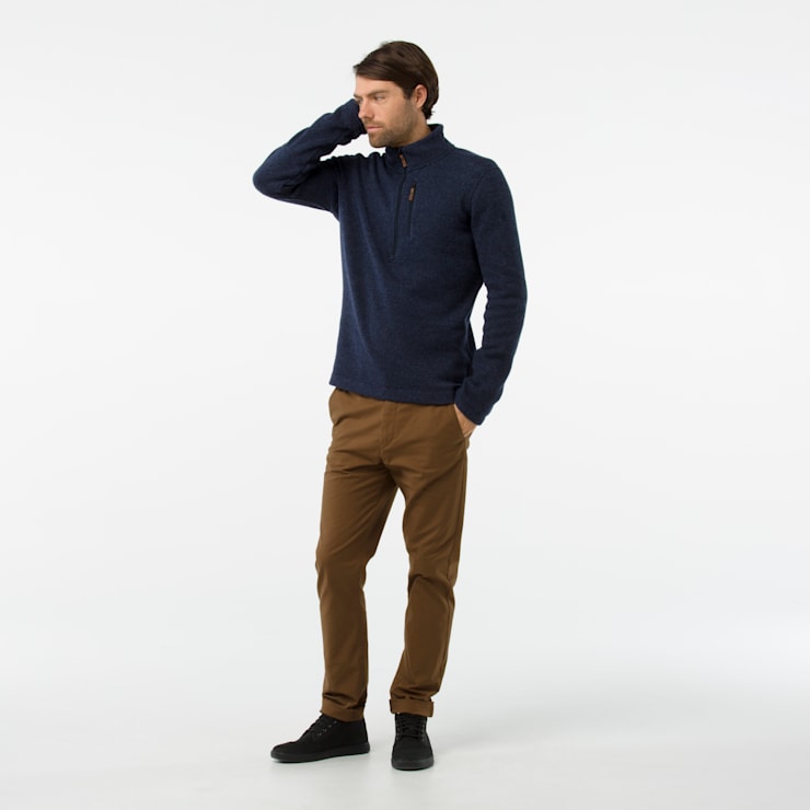 Men's Hudson Trail Fleece Half Zip Sweater - Smartwool US