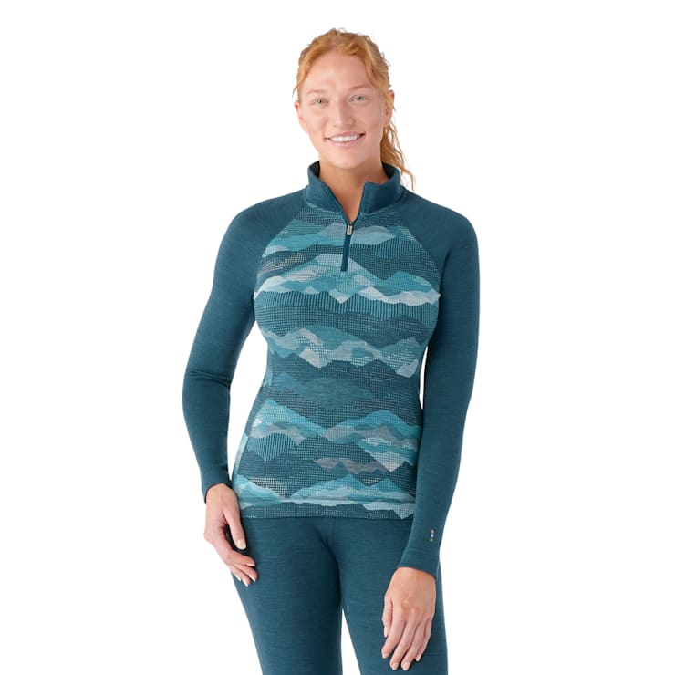 Women's Classic Thermal Merino Base Layer 1/4 Zip image number 1