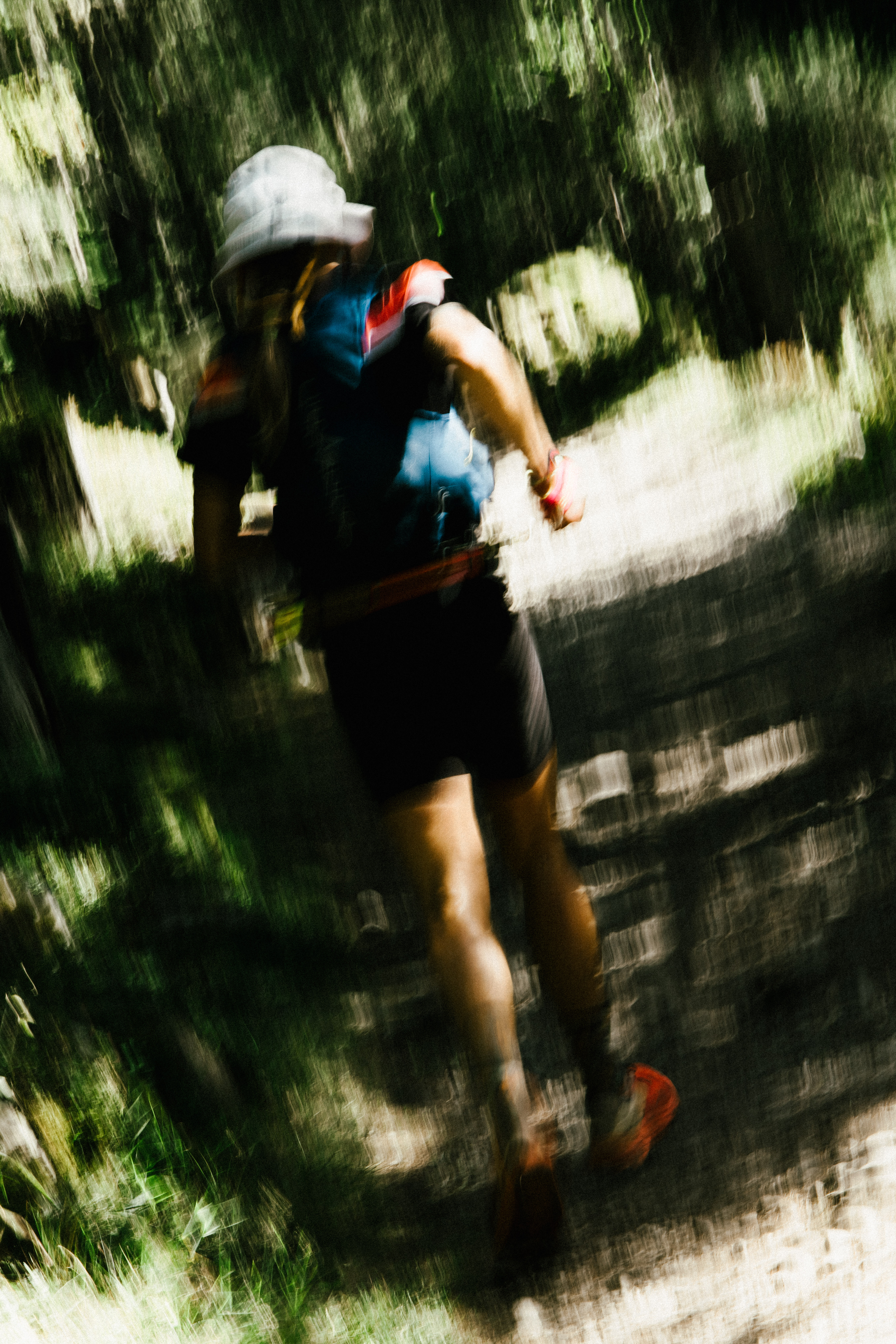 Careth Arnold racing at UTMB Mont-Blanc