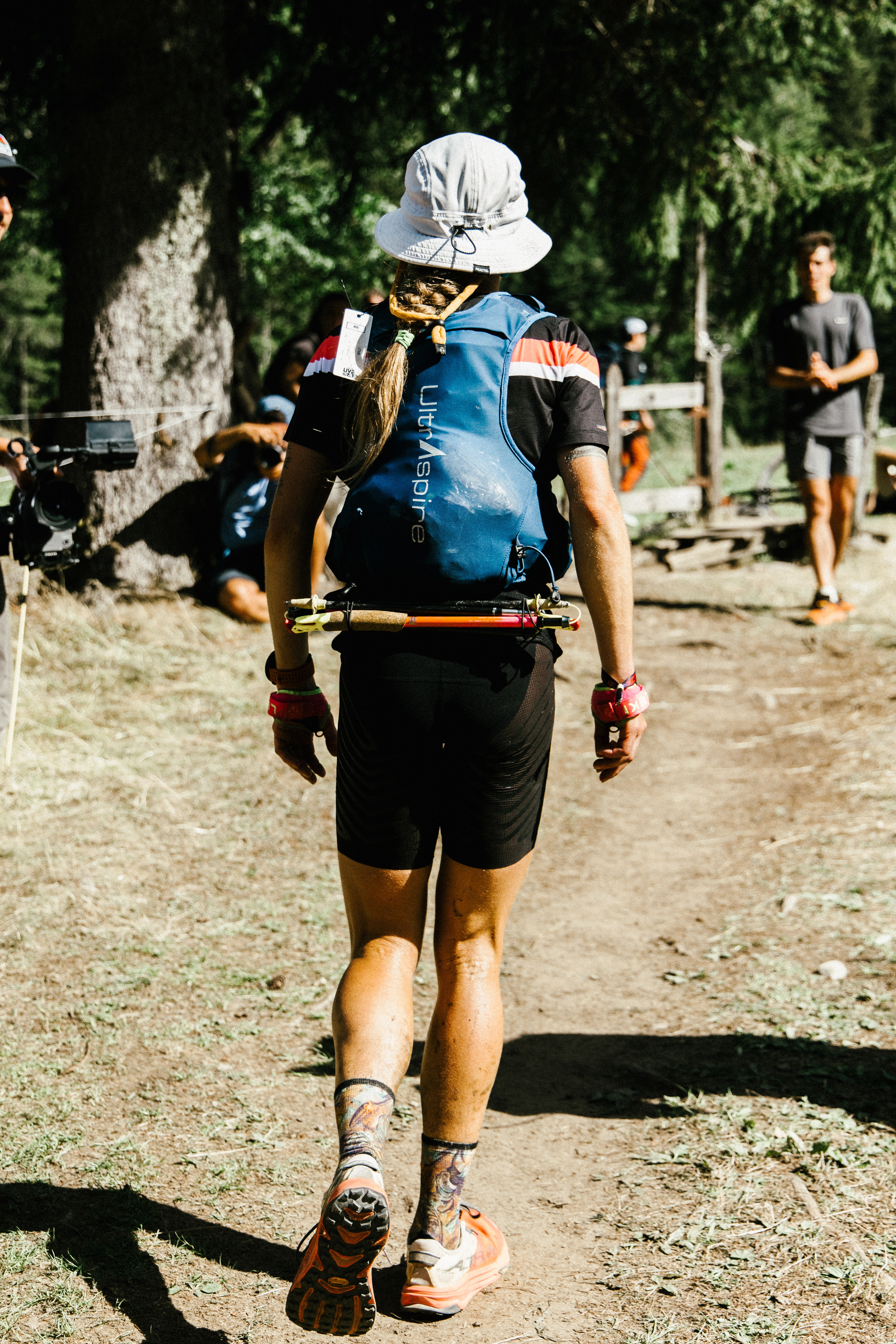 Careth Arnold racing at UTMB Mont-Blanc