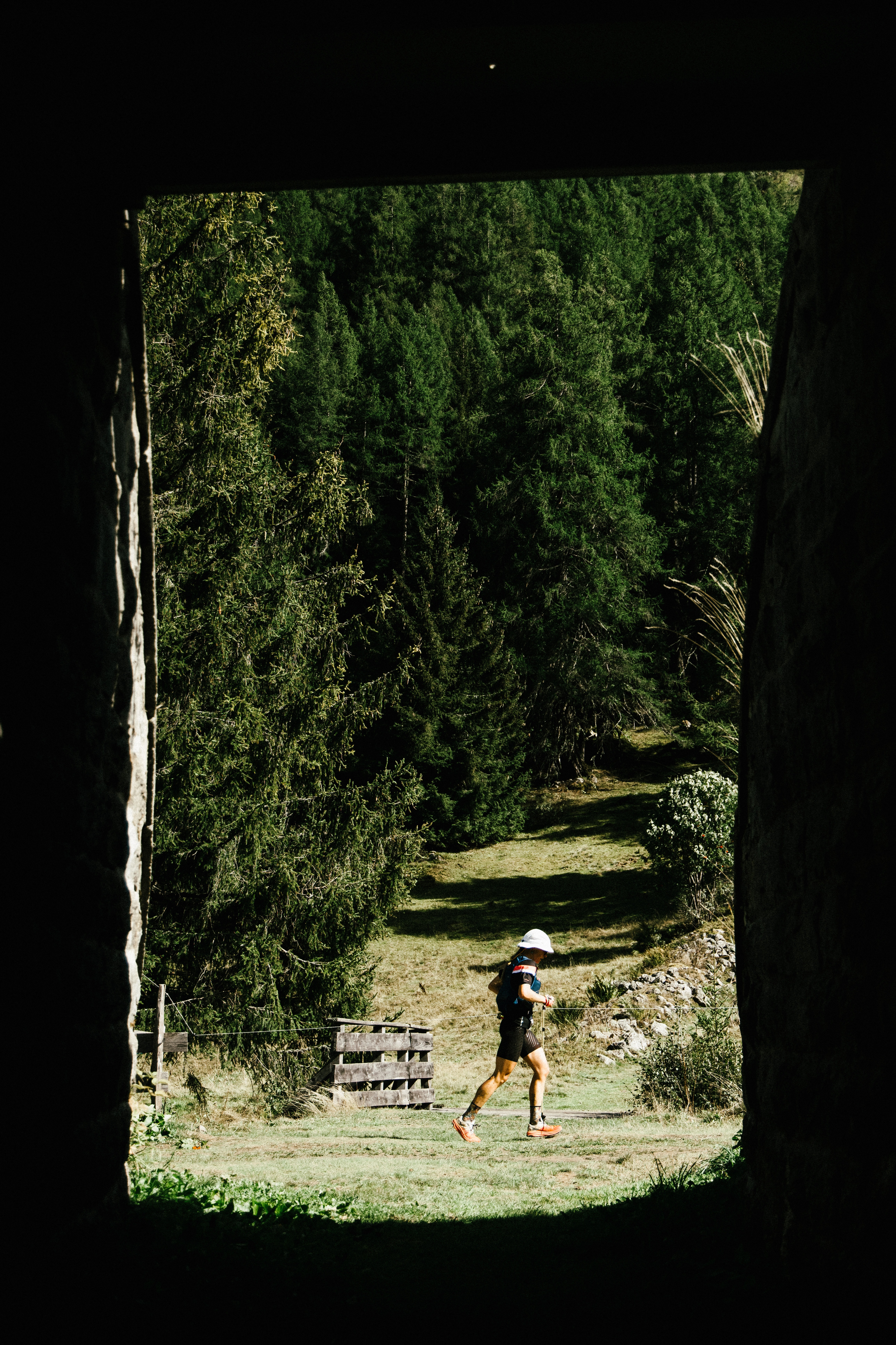 Careth Arnold racing at UTMB Mont-Blanc