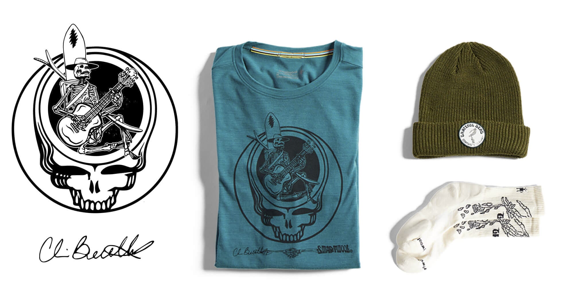 Grateful Dead x Smartwool: Iconic Wool Apparel